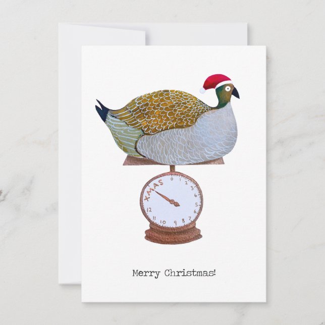 Carte de Noël drôle Turquie (Devant)