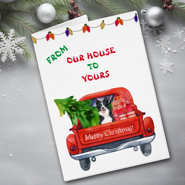 Carte de Noël du camion de la ferme Collie (Créateur téléchargé)