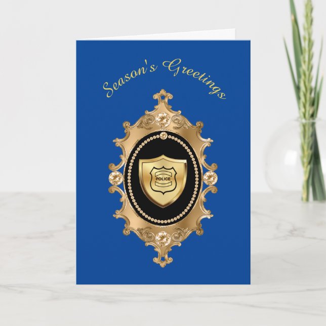 Carte de Noël du département de police du Victoria (Devant)
