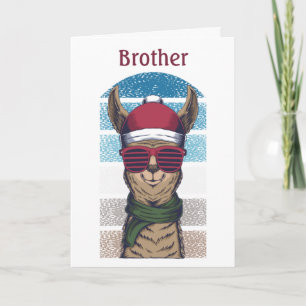 Carte de Noël du frère