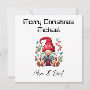 Carte de Noël du joueur personnalisé