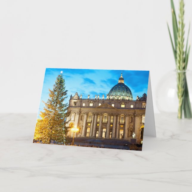 Carte de Noël du Magazine Italie - Vatican (Devant)
