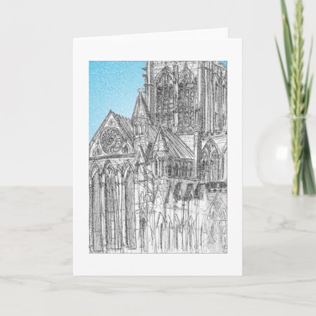 Carte de Noël du ministre York (Devant)