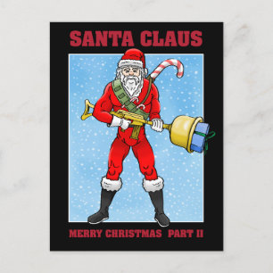 Carte de Noël du Père Noël Joyeux