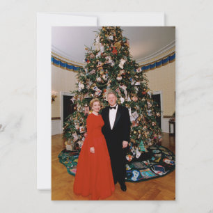 Carte de Noël du président américain Bill Clinton