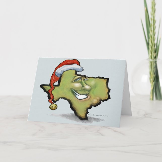 Carte de Noël du Texas (Devant)