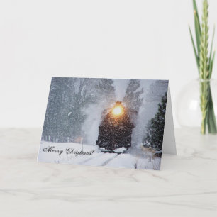 Carte de Noël du train de Sumpter Valley