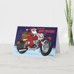 Carte de Noël du traîneau de Père Noël