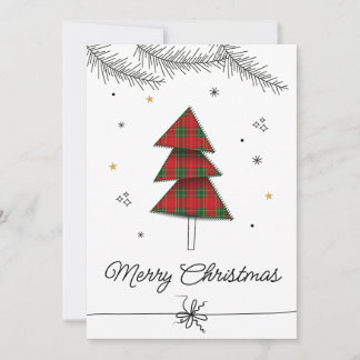 Carte de Noël Élégante | Vœux de Fêtes Festifs