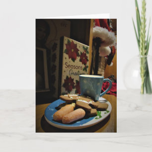 Carte de Noël « En attendant le Père Noël... »