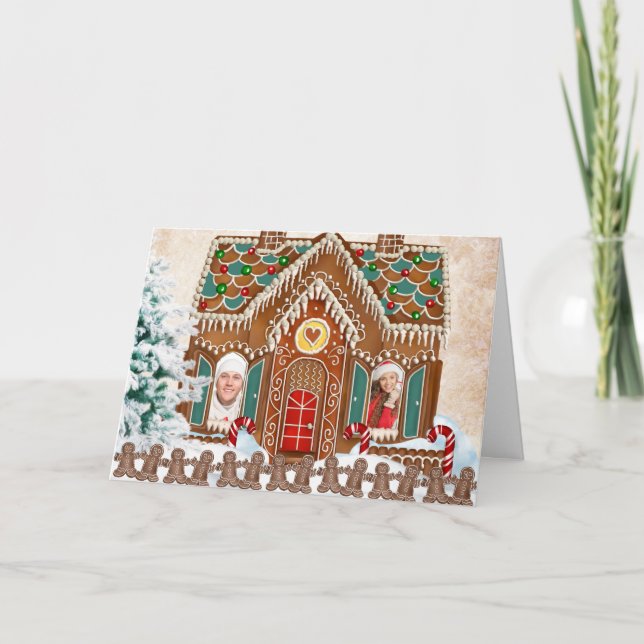 Carte de Noël en pain d'épice (Devant)