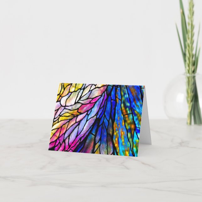 Carte de Noël en verre tendu (Devant)