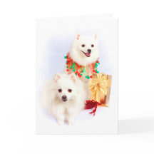 Carte de Noël Eskimo américaine