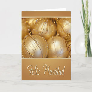Carte de Noël espagnole Feliz Navidad