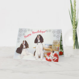Carte de Noël espagnole Springer anglaise