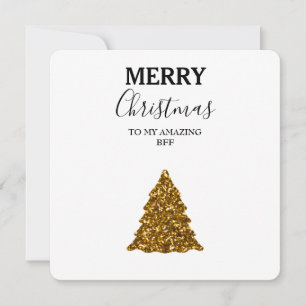 Carte de Noël Extraordinaire BFF Best Friends