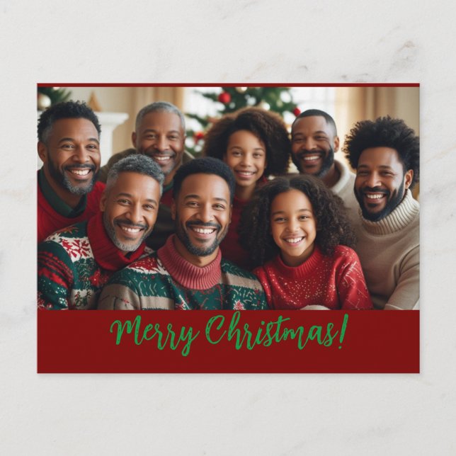 Carte de Noël familiale (Devant)