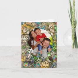 CARTE DE NOËL FAMILIALE AVEC LE MAGICIEN D'OZ + VO