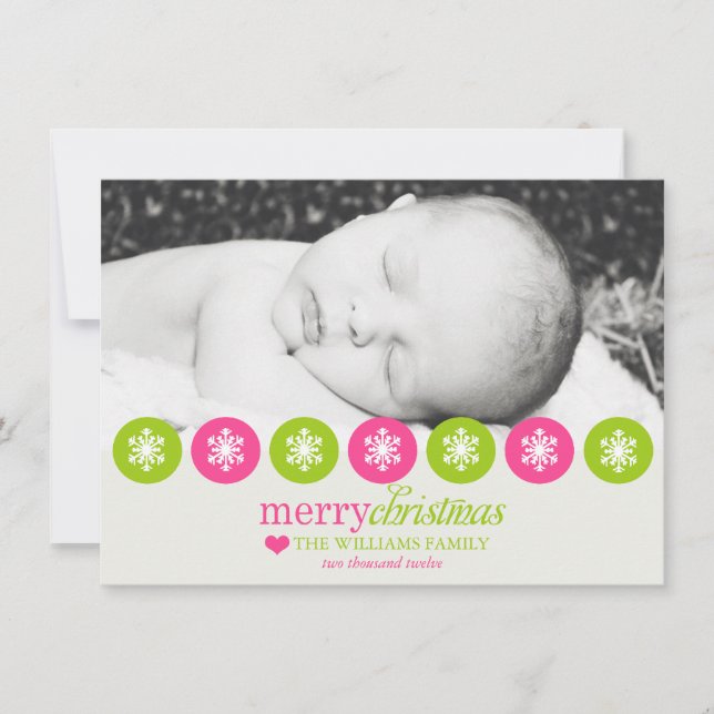 Carte de Noël festive (Devant)