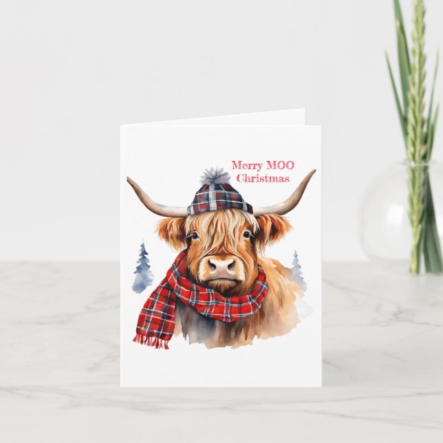 Carte de Noël festive (Devant)