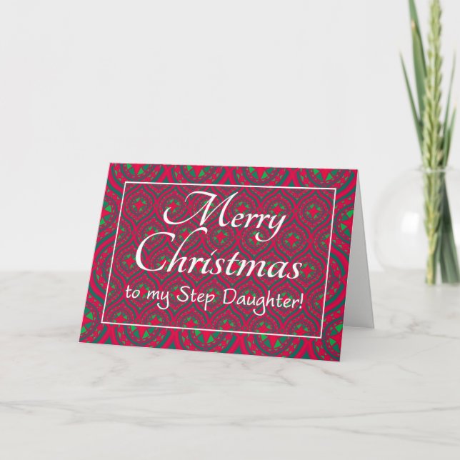 Carte de Noël Festive pour Stepgirl Red Green (Devant)