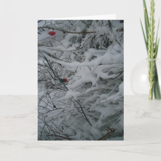 Carte de Noël "Festivement gonflée" (Devant)