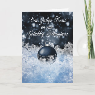 Carte de Noël flamande - Zalige Kerst En Enn Geluk