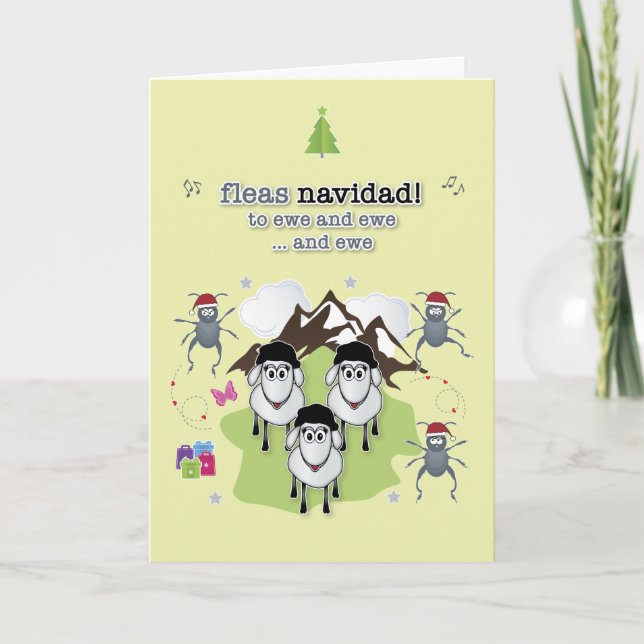 Carte de Noël Fleas Navidad (Devant)
