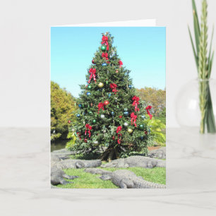 Carte de Noël Floride Gator