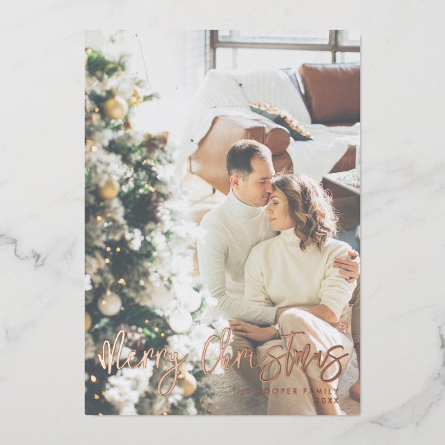 Carte de Noël Foil (Recto)