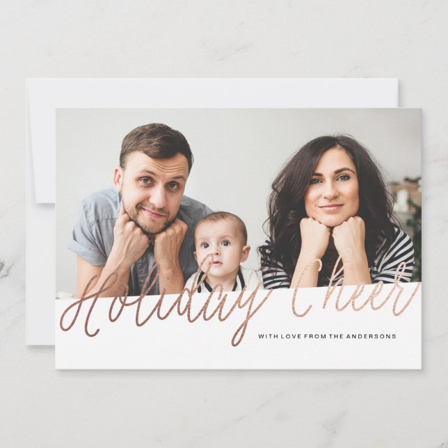 Carte de Noël Foil Holiday (Devant)