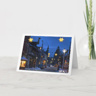 Carte de Noël Forêt Noire ville