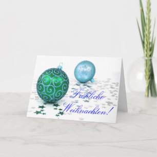 Carte de Noël Fröhliche Weihnachten II
