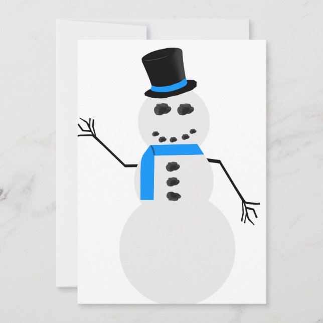 Carte de Noël Frosty (Devant)