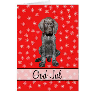 Carte de Noël God Jul Swedisch