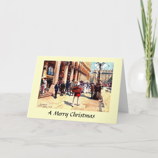 Carte de Noël - GPO, Sydney, NSW, Australie (Devant)