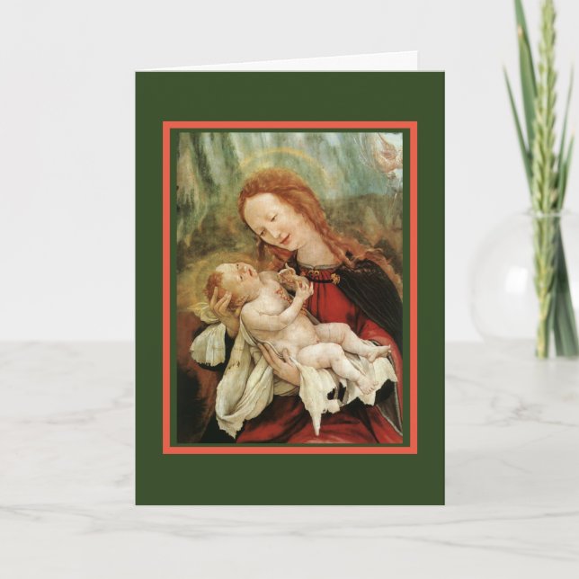 CARTE DE NOËL GRUNEWALD "FROHE WEIHNACHTEN" (Devant)