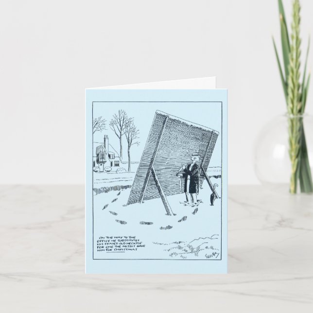 Carte de Noël H.T. Webster/Timid Soul (Devant)