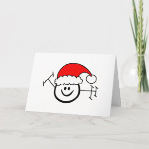 Carte de Noël Happy Ham Père Noël