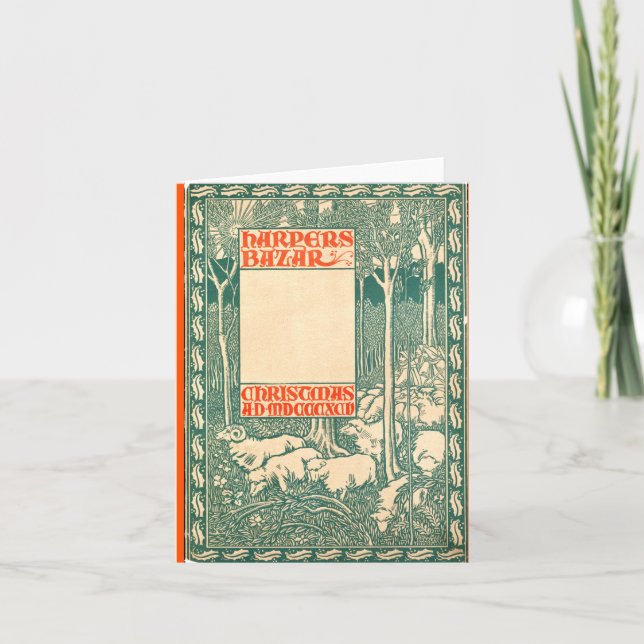 Carte de Noël Harper's Bazar (Devant)