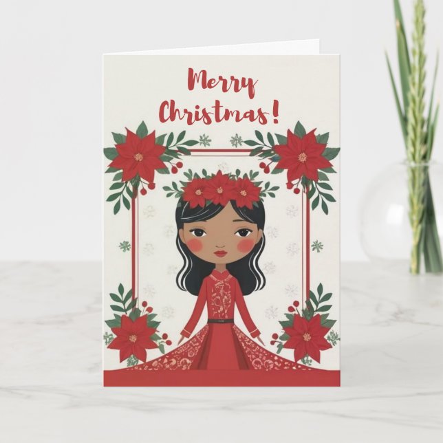 Carte de Noël Hawaïenne (Devant)
