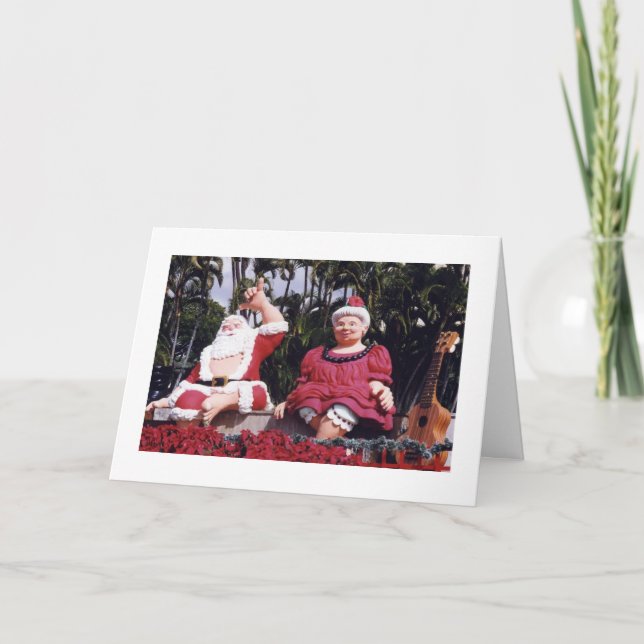 Carte de Noël hawaïenne (Devant)