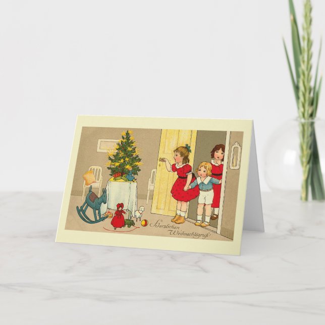 Carte de Noël "Herzlichen Weihnachtsgruss" (Devant)