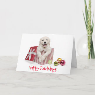 Carte de Noël heureuse de Pawlidays