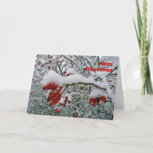 Carte de Noël hippie