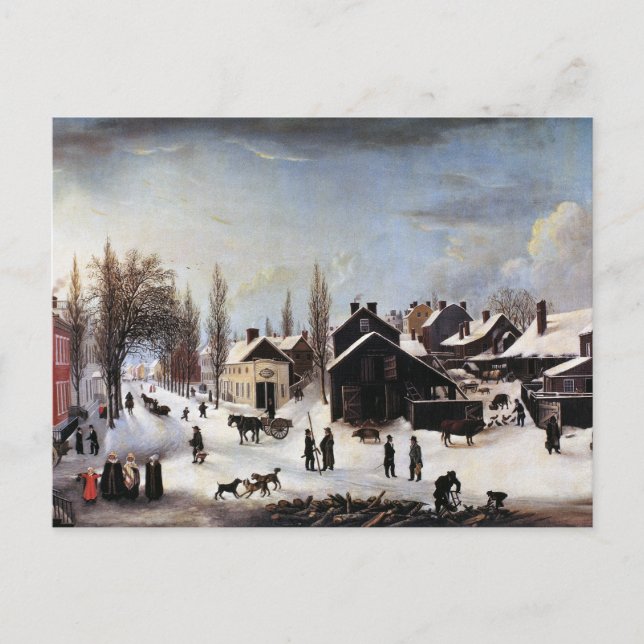 CARTE DE NOËL HISTORIQUE DE BROOKLYN (Devant)