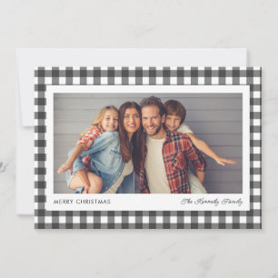 Carte de Noël hiver Plaid 3 photo