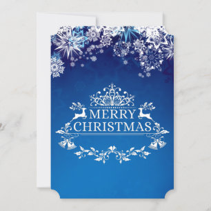 Carte de Noël hiver Wonderland