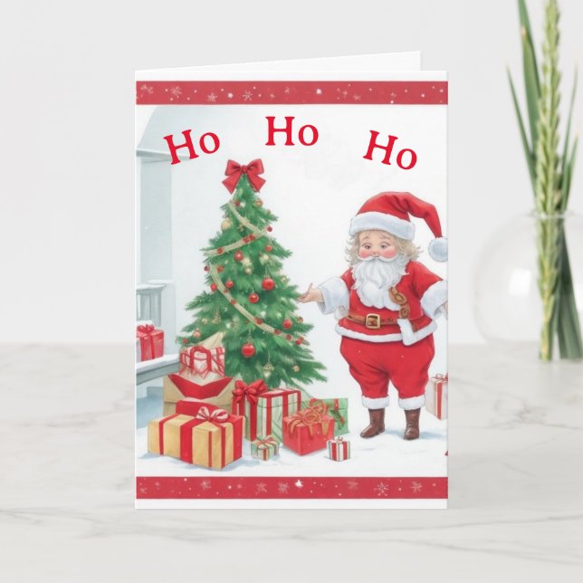 Carte de Noël Ho Ho (Devant)