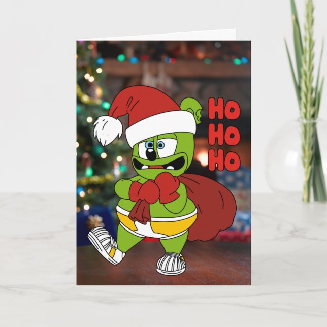 Carte de Noël Ho Ho Gummibär (Devant)